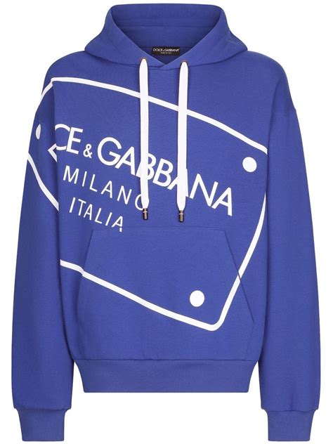 dolce gabbana felpa floccata|Felpe con cappuccio di Dolce & Gabbana da donna .